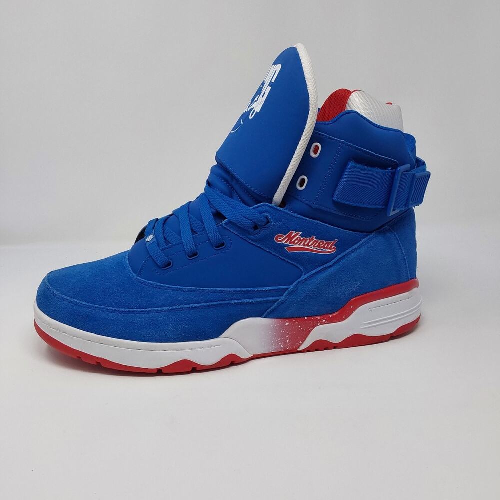 Ewing Athletics Patrick Ewing Montreal Blue Red White Size 16 Shoes - Picture 7 of 15